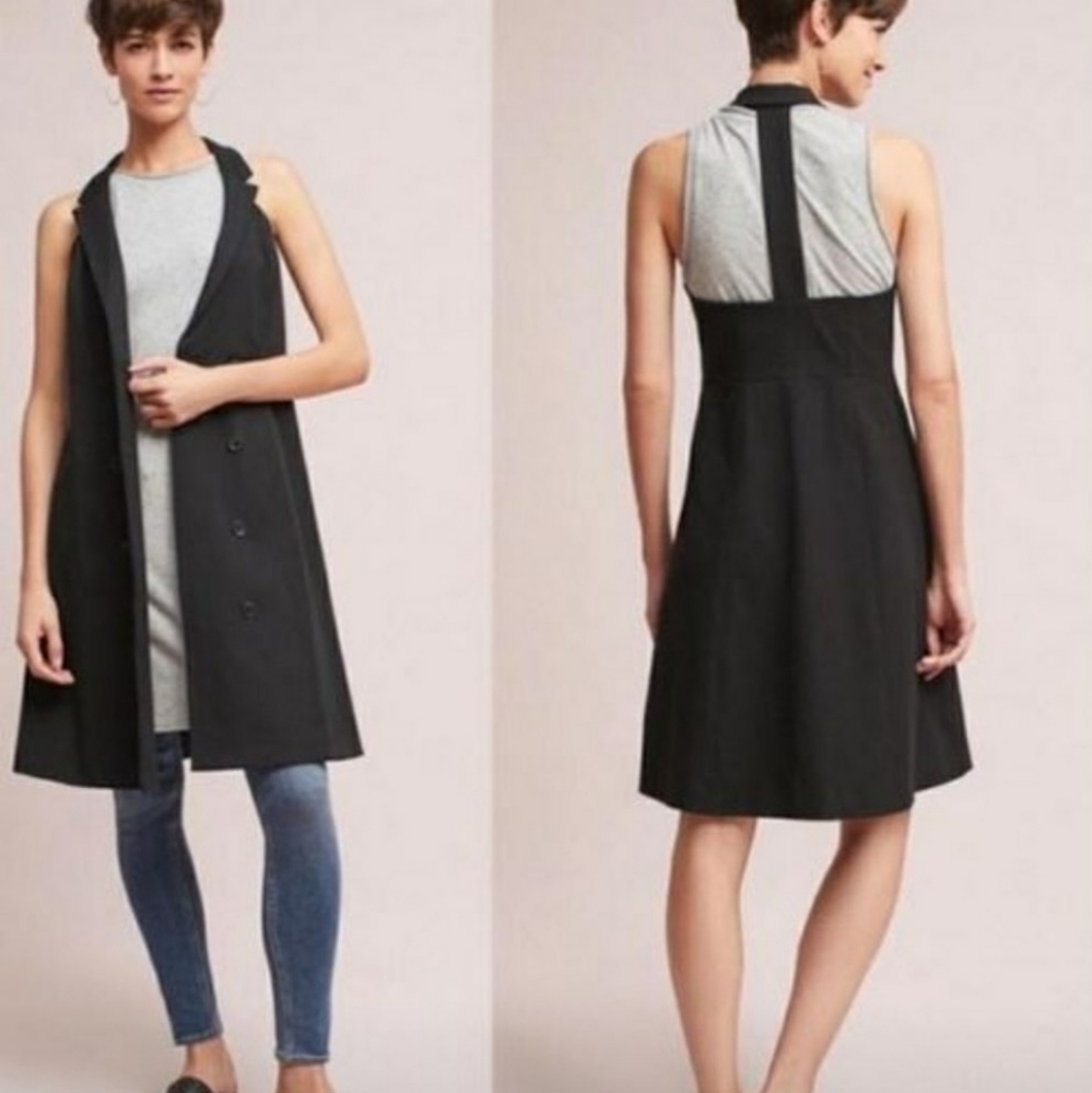 Anthro Maeve Loretta Trench Dress